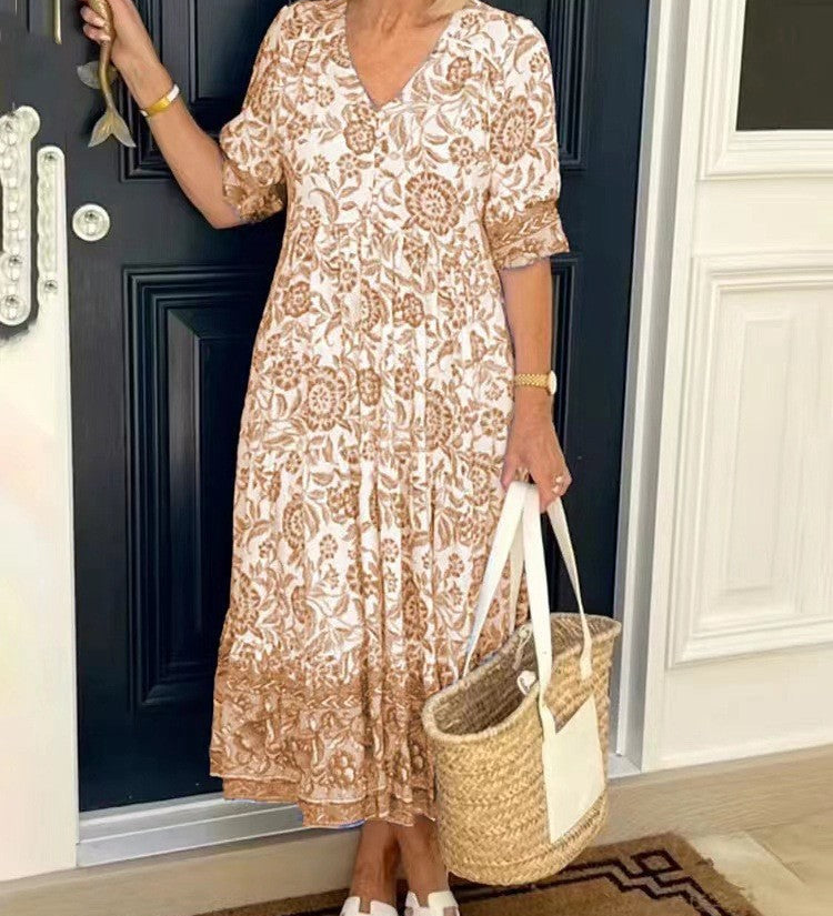 Aine | Floral Maxi Dress