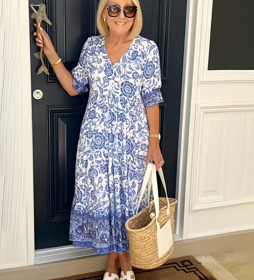 Aine | Floral Maxi Dress