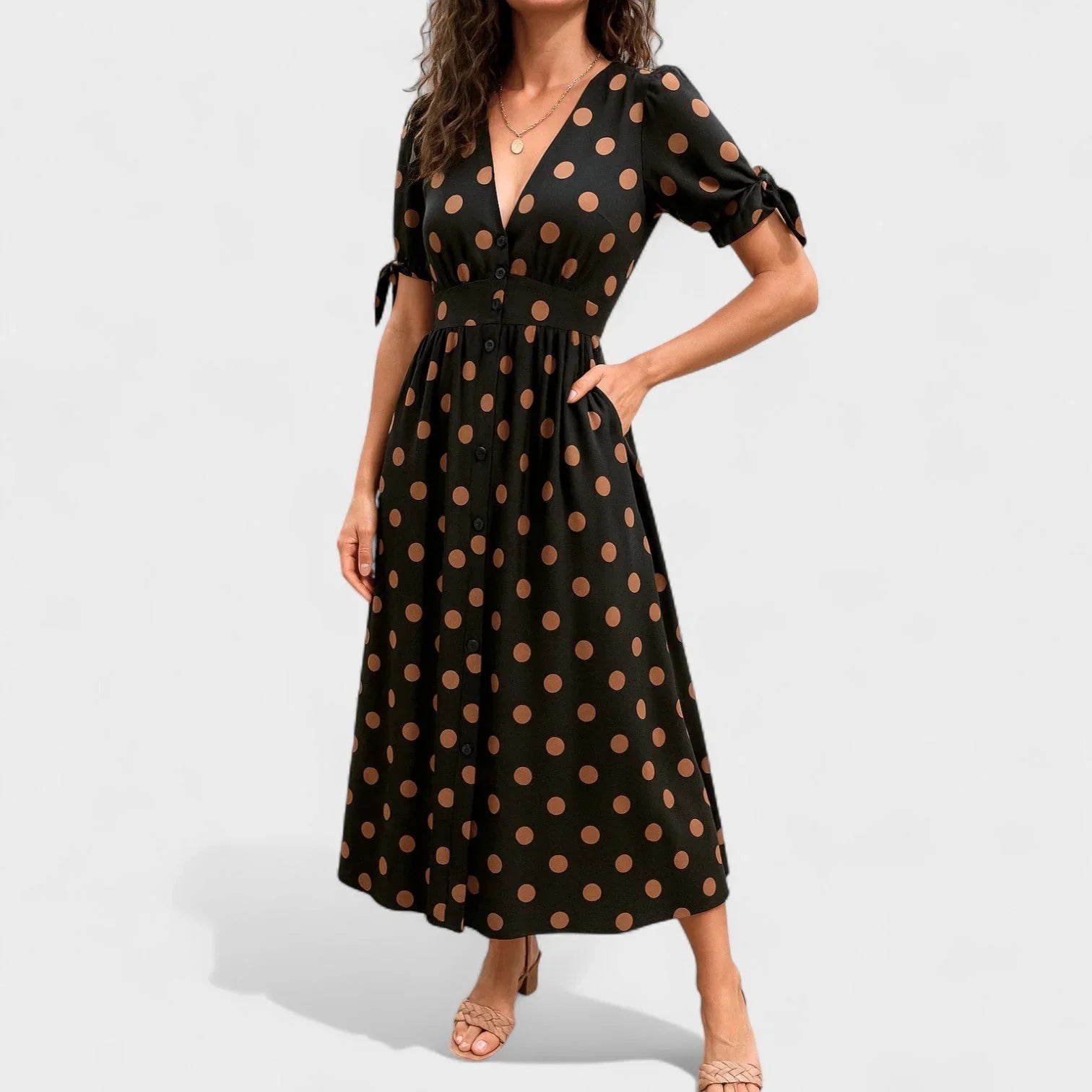 Caitlin | Polka Dot Dress