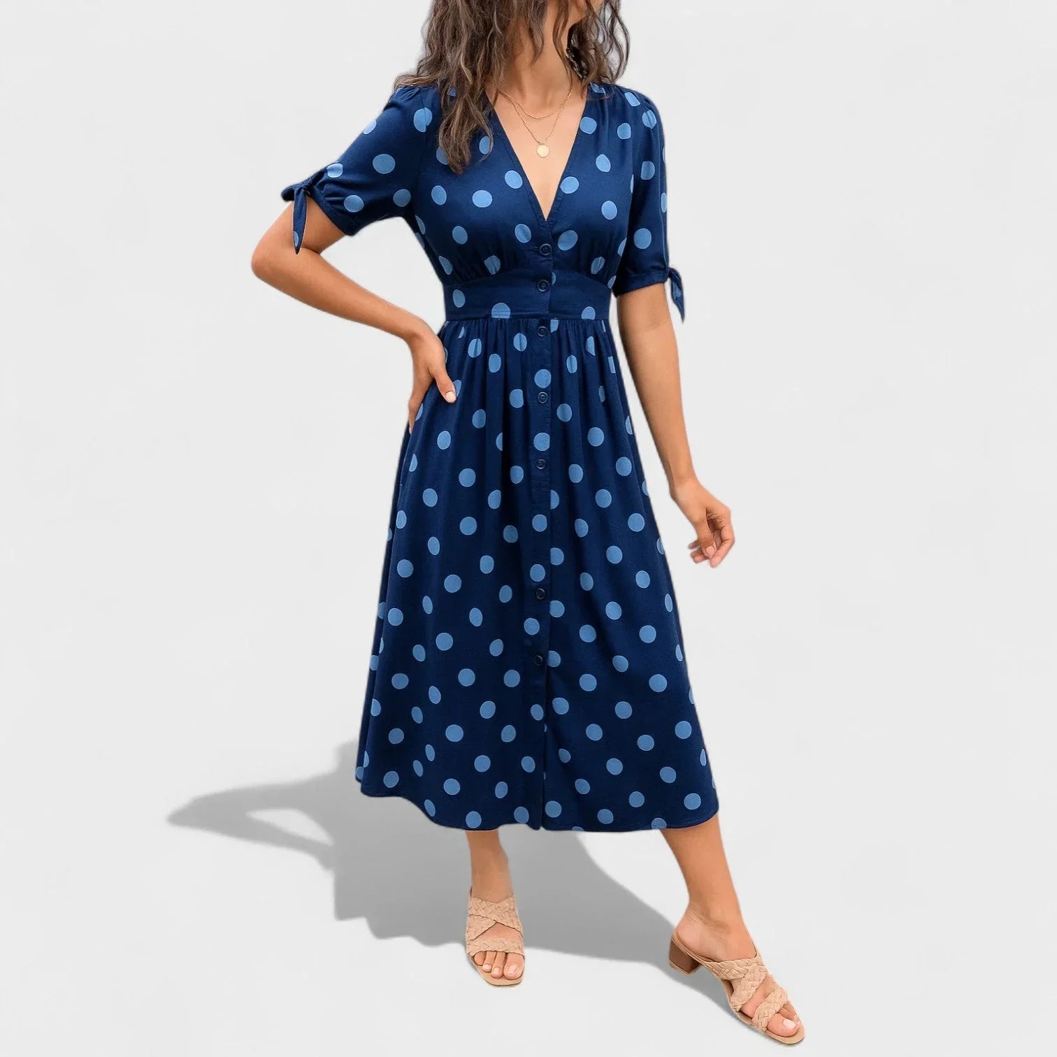 Caitlin | Polka Dot Dress