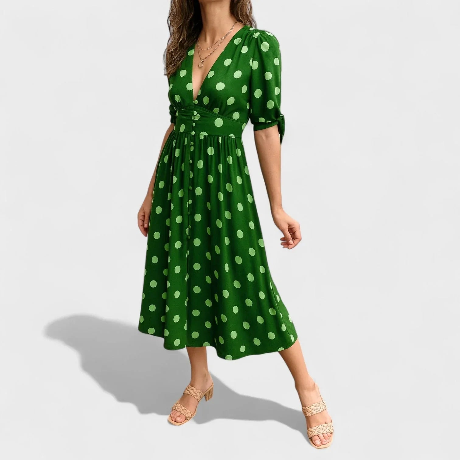 Caitlin | Polka Dot Dress