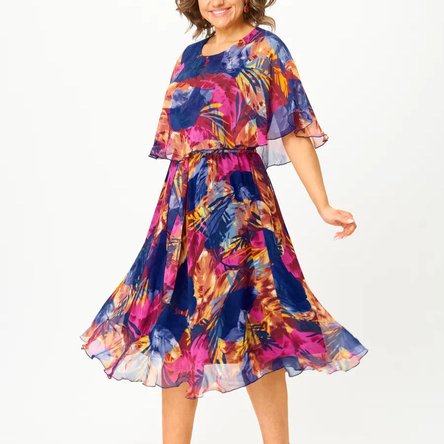 Aideen | Chiffon Midi Dress