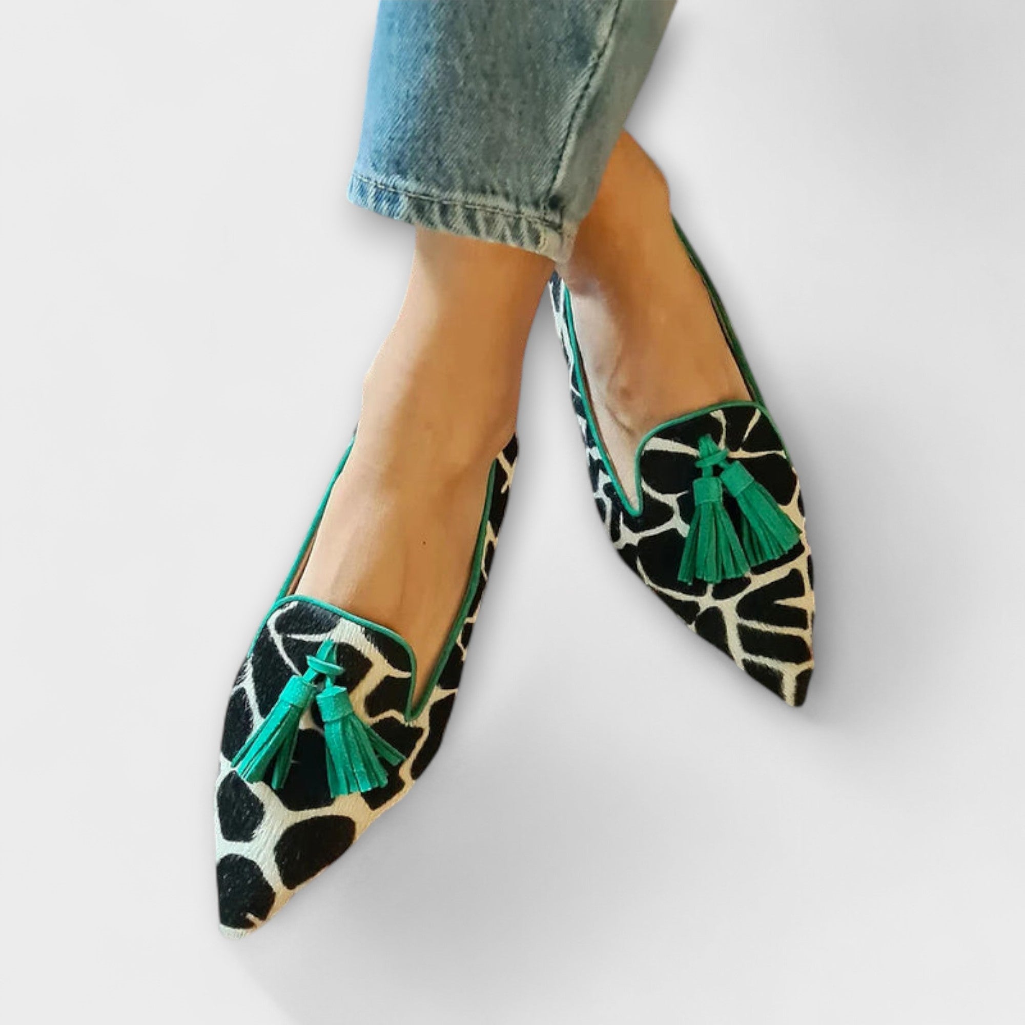 Gráinne - Animal Print Ballerinas