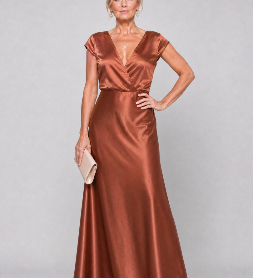 Isabella - V-Neck Maxi Dress