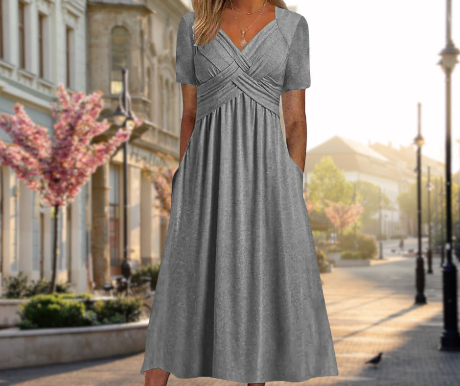 Grainne | Wrap Midi Dress