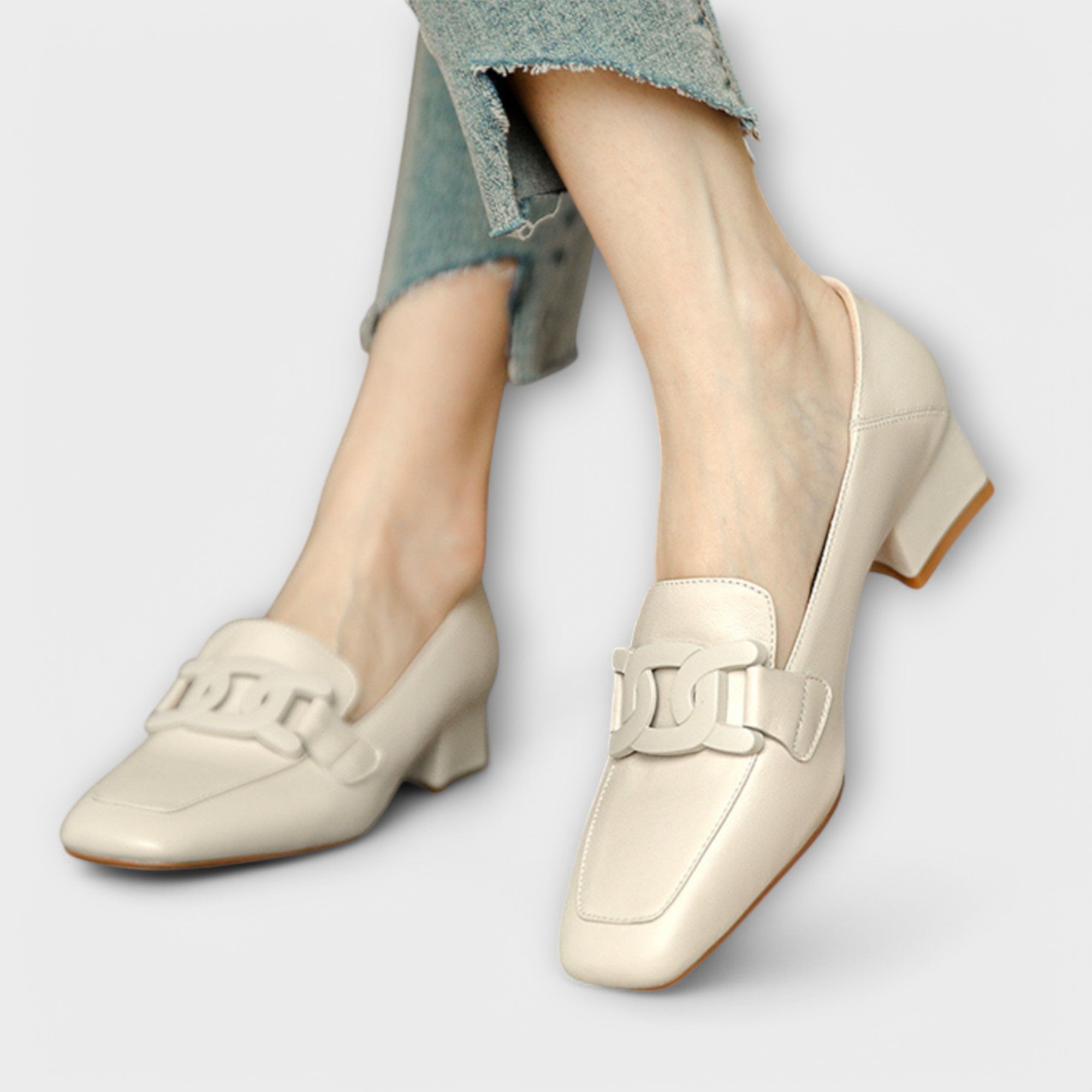 Eabha - Leather Orthopedic Slippers