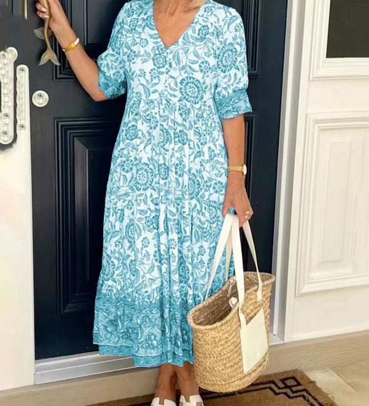 Aine | Floral Maxi Dress