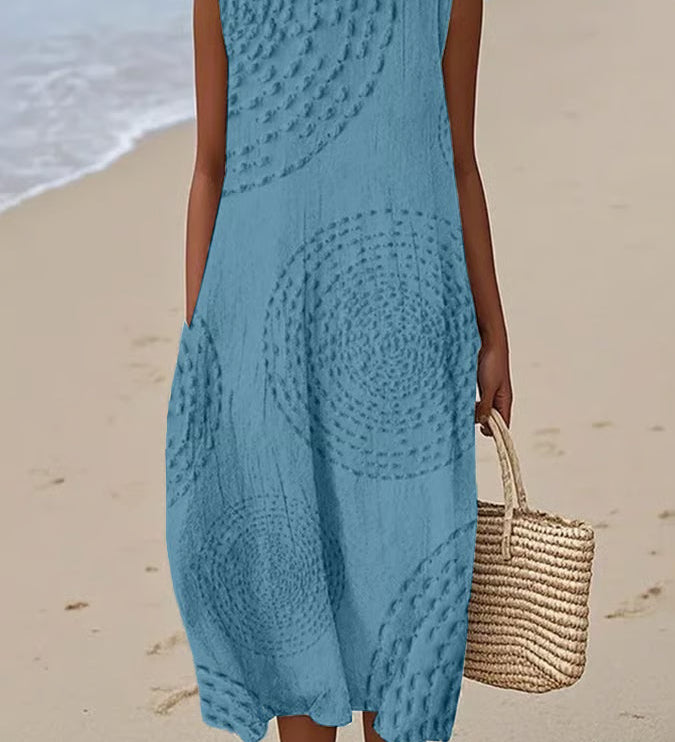 Gráinne - Textured Maxi Dress
