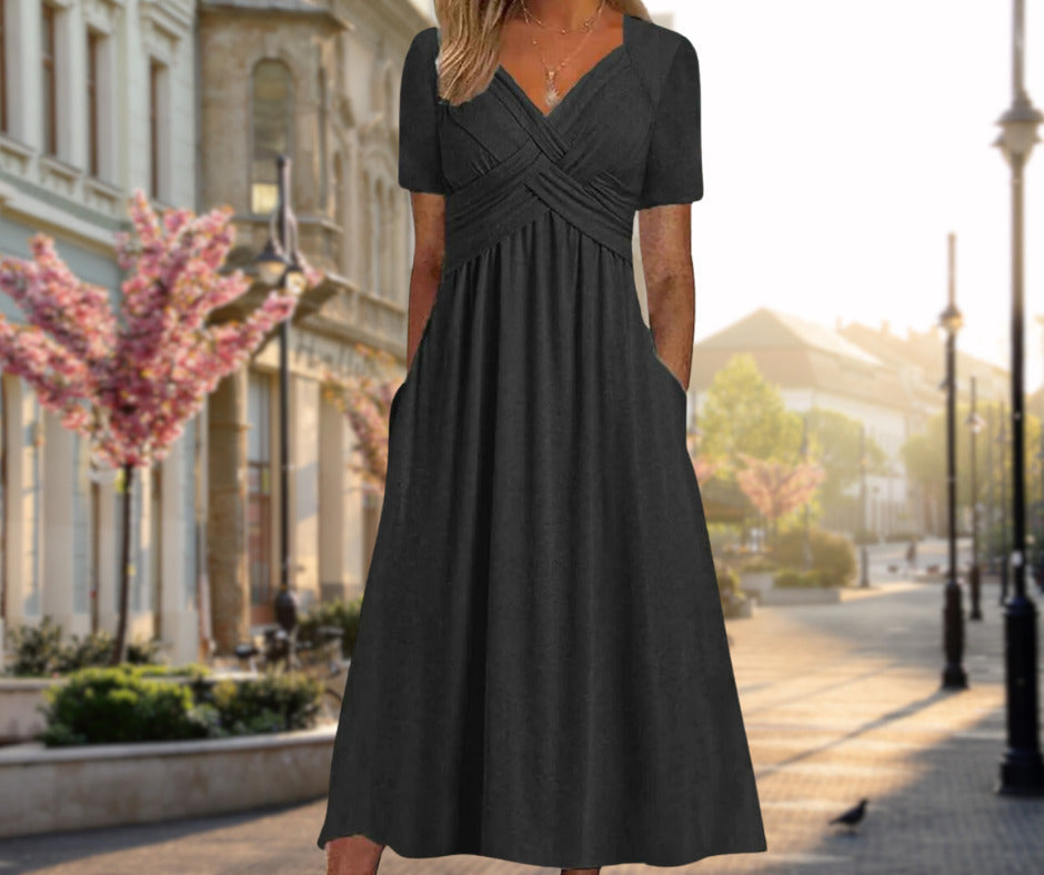 Grainne | Wrap Midi Dress
