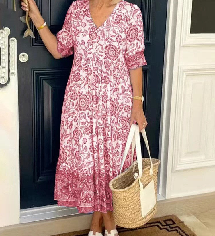 Aine | Floral Maxi Dress
