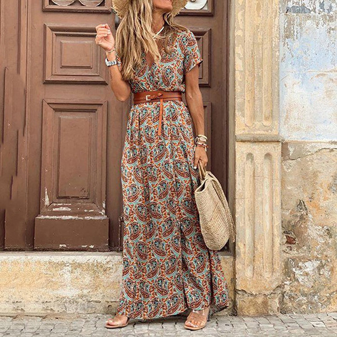 Eabha - Maxi Dress with Belt