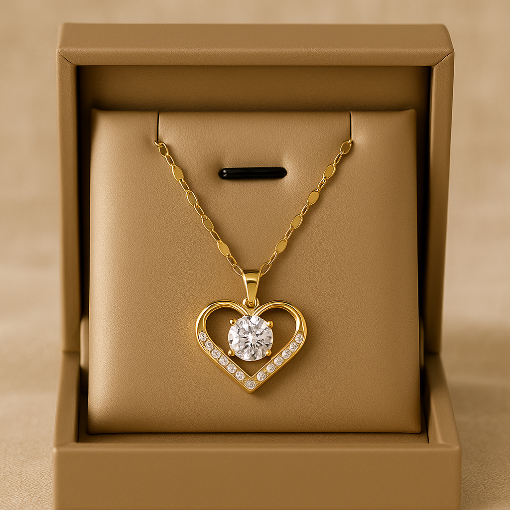 Eimear - Heart Pendant Necklace