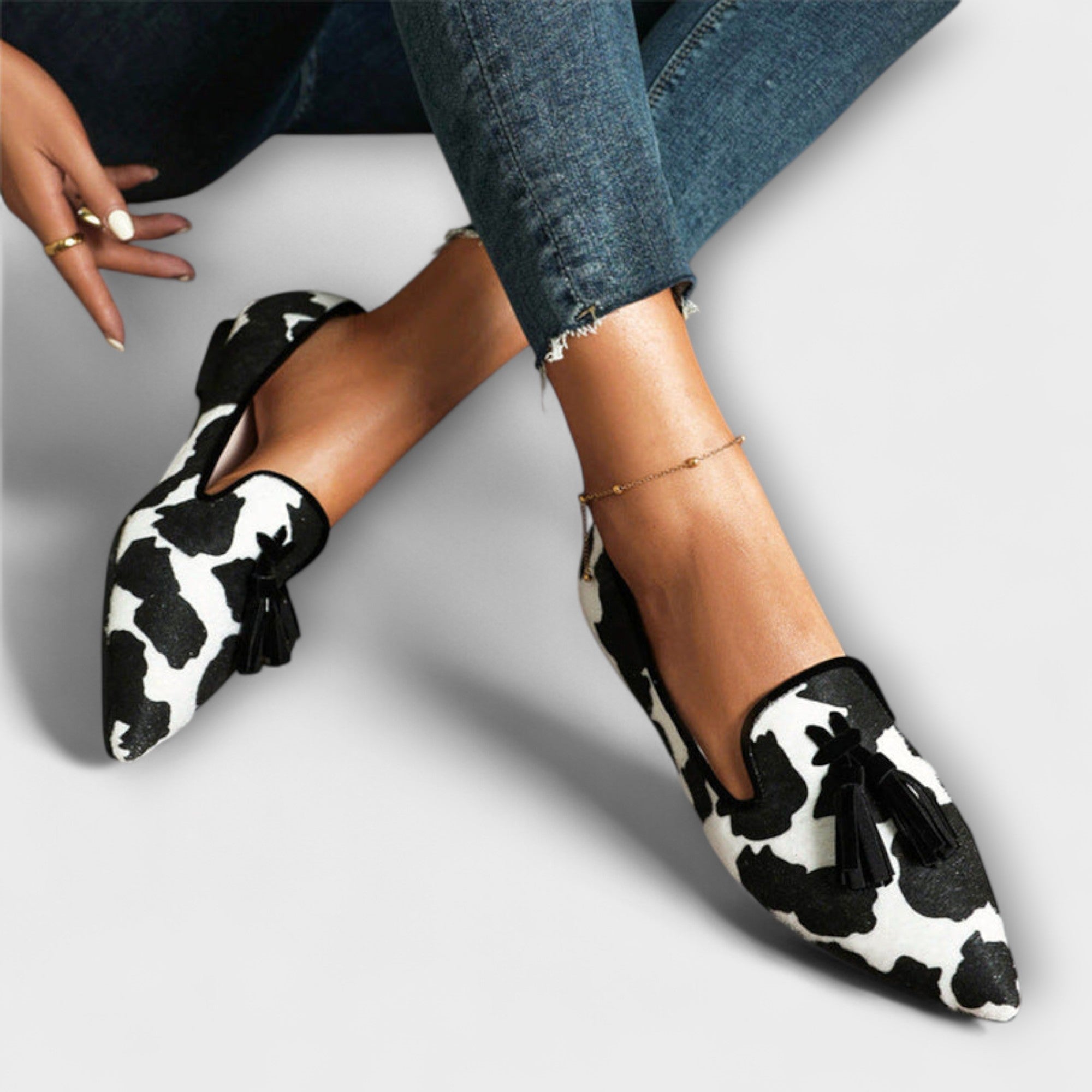 Gráinne - Animal Print Ballerinas