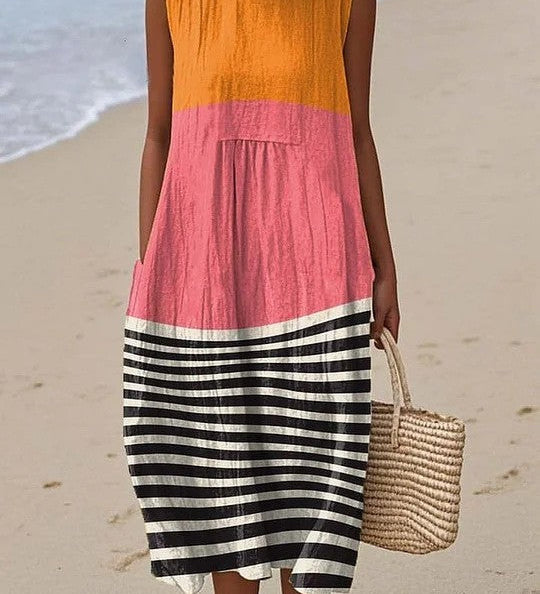 Órlaith - Cotton Block Dress