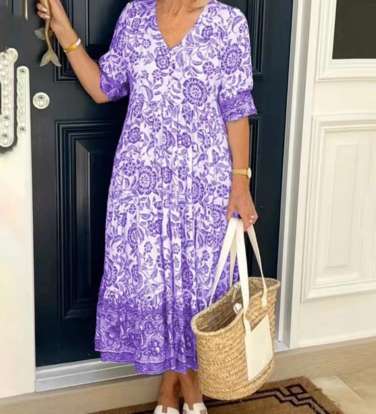 Aine | Floral Maxi Dress