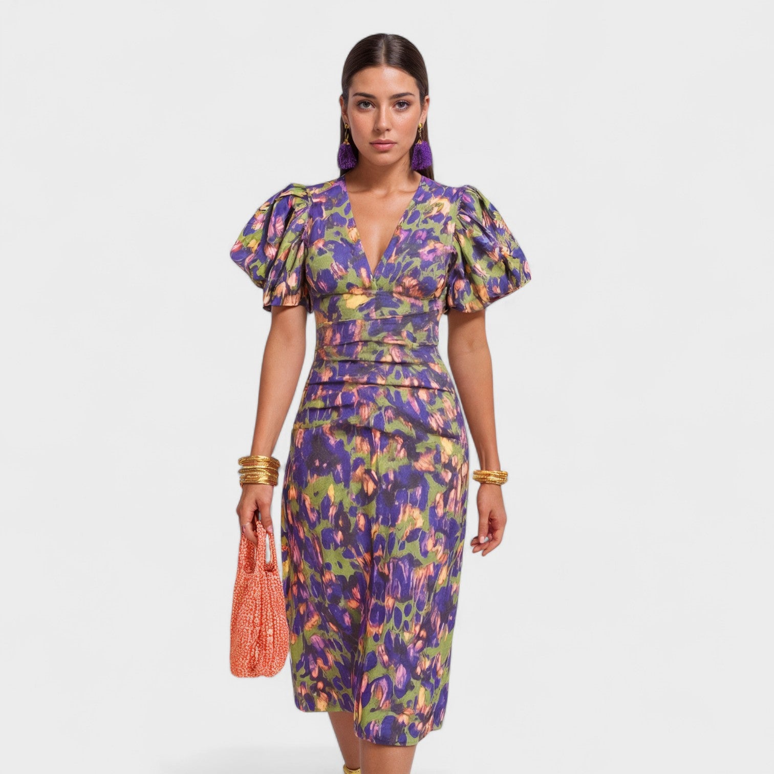 Méabh - Tropical Midi Dress