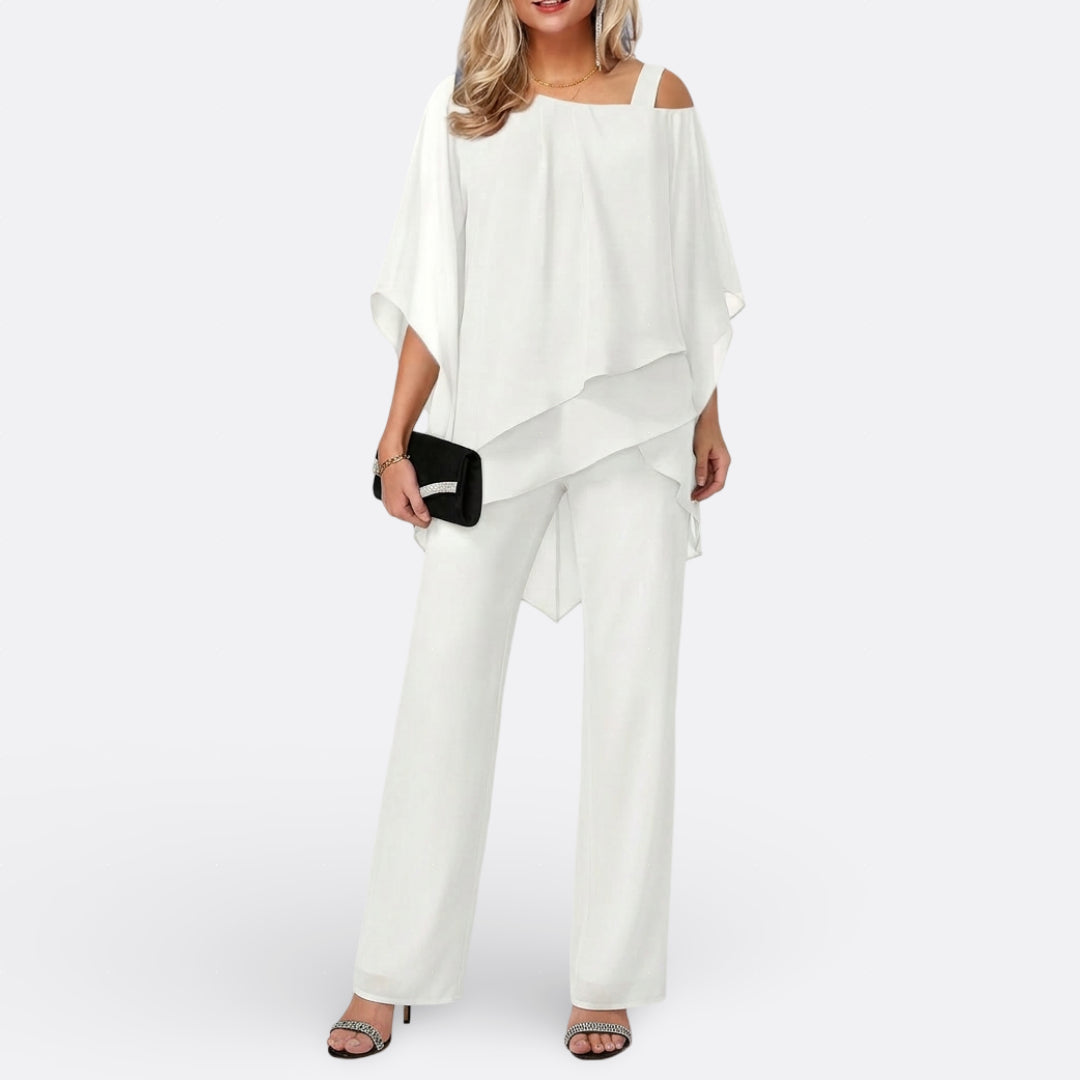 Una - Off-Shoulder Evening Set