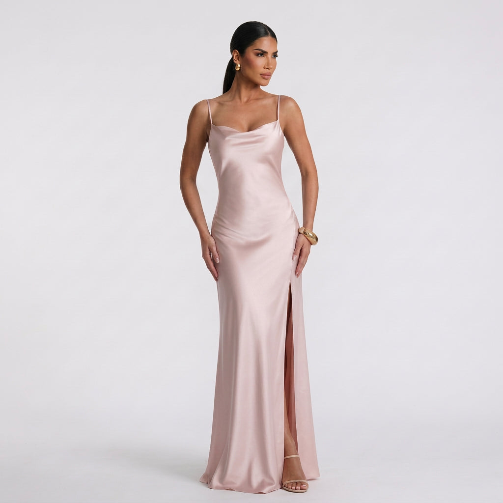 Eabha - Asymmetrical Maxi Dress