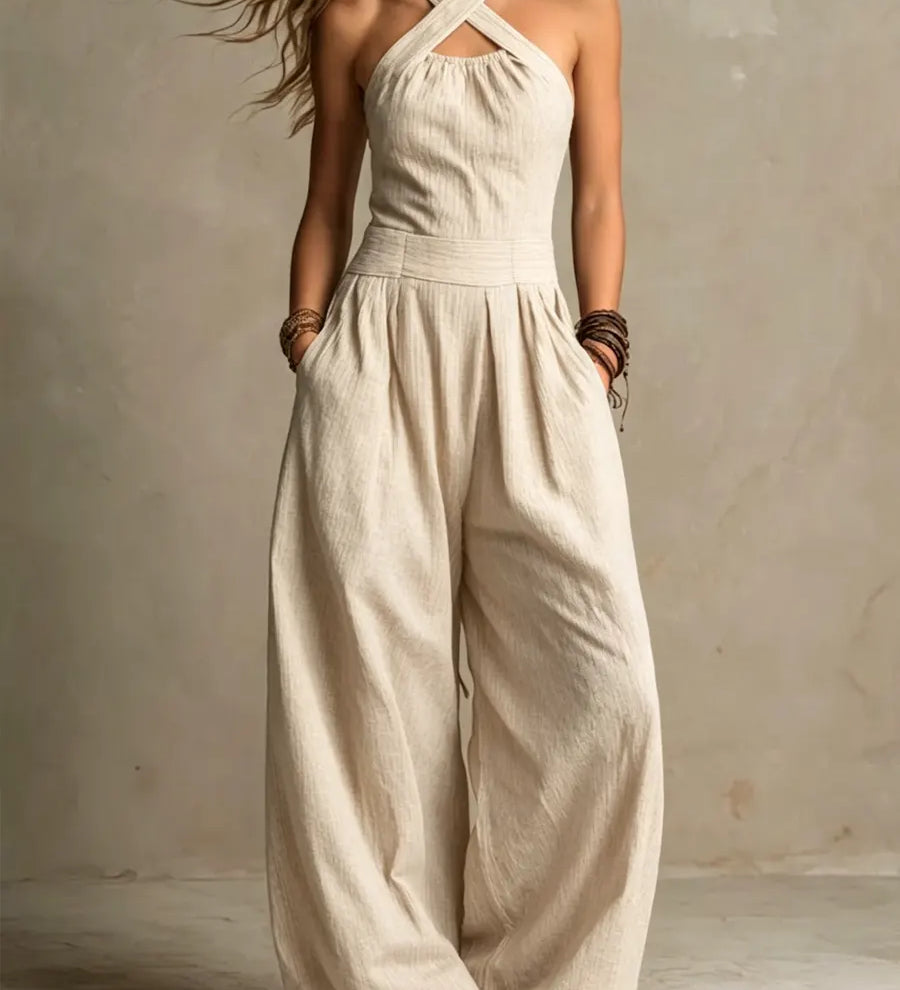 Aisling | Halter Jumpsuit