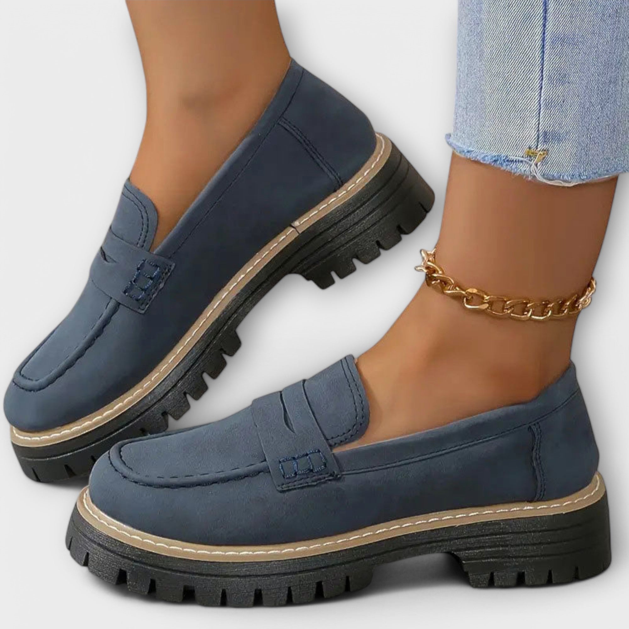 Gráinne - Retro Loafer Shoes