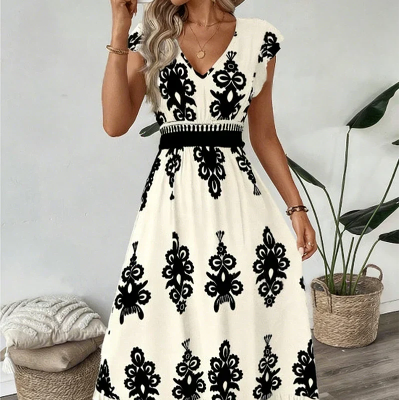 Sile | Baroque Maxi Dress