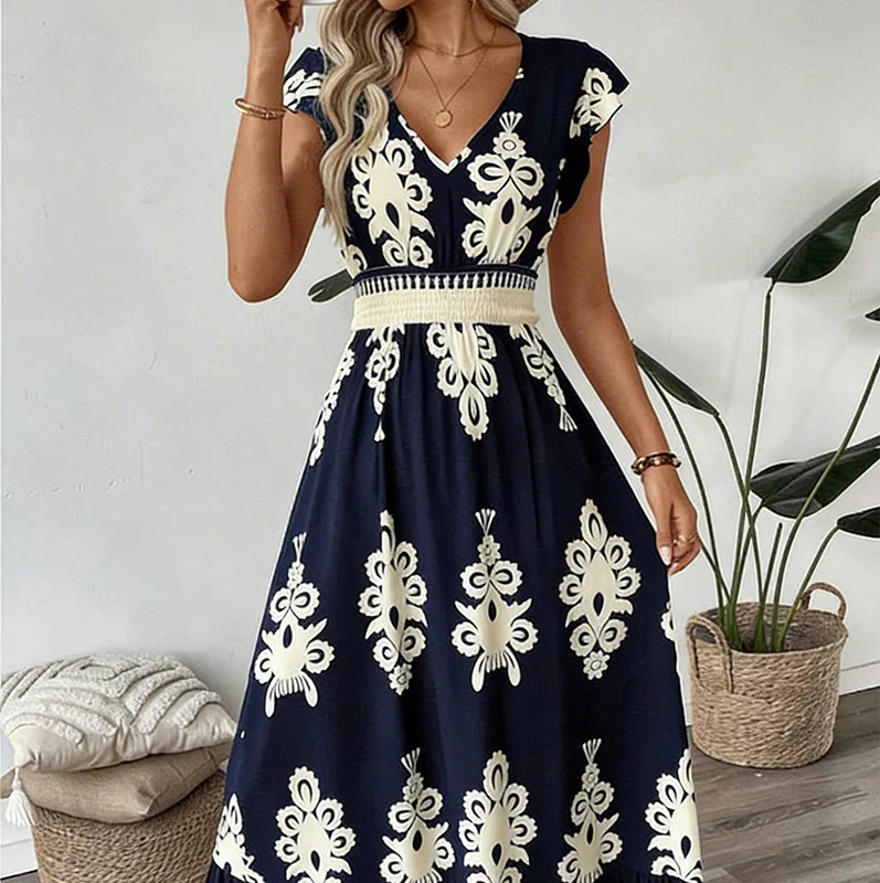 Sile | Baroque Maxi Dress
