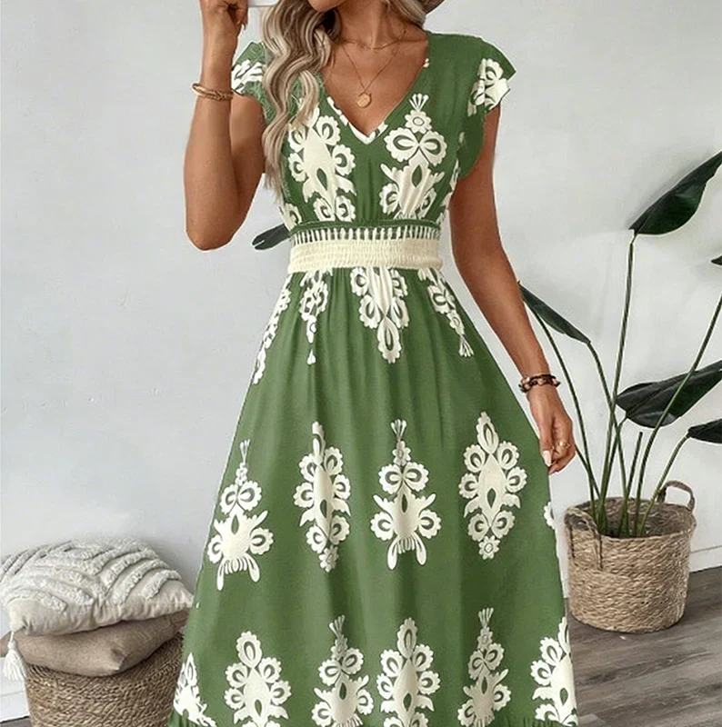 Sile | Baroque Maxi Dress