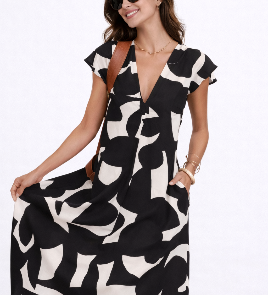 Doireann | Print Midi Dress