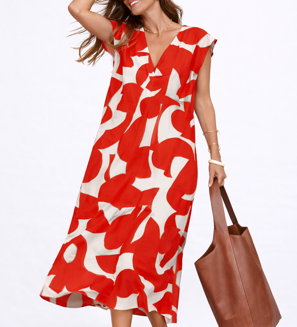 Doireann | Print Midi Dress