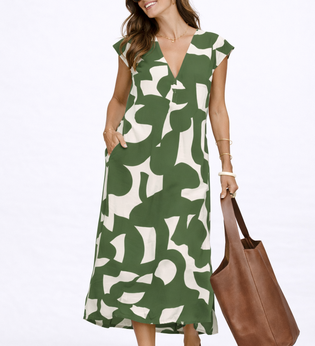 Doireann | Print Midi Dress